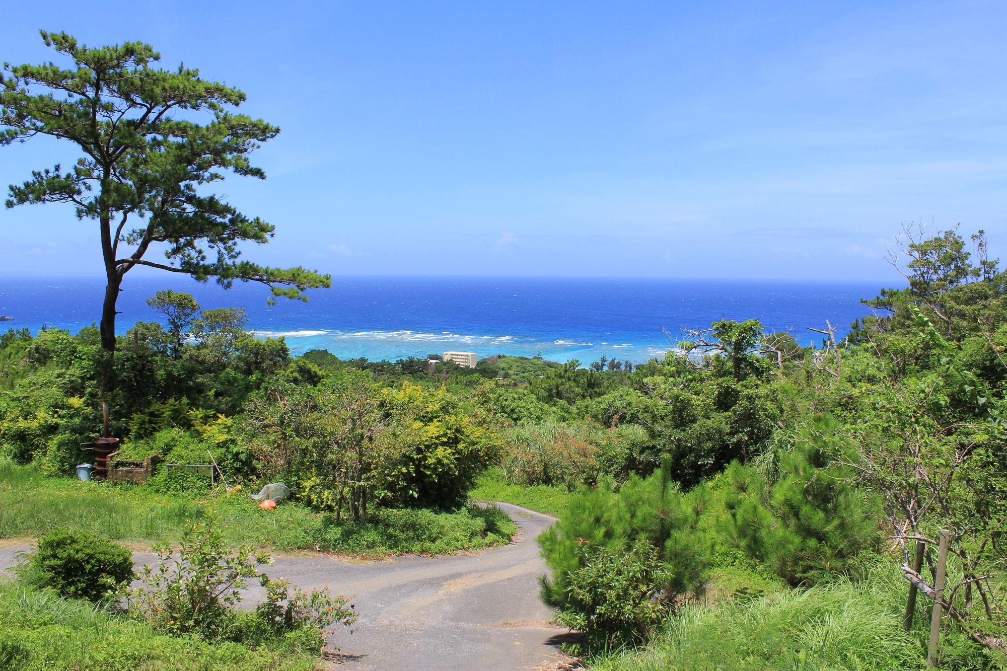 Panorama Ocean View Cottage Motobu Buitenkant foto